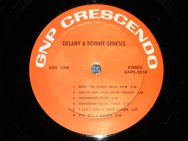 画像: DELANEY & BONNIE - GENESIS (Produced by LEON RUSSELL & JACKIE De SHANNON ) ( Ex+++/Ex+++: BB for PROMO )   / 1970 US AMERICA  ORIGINAL "BBhole for PROMO" Used LP 
