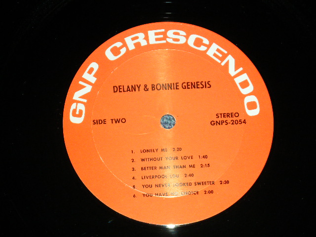 画像: DELANEY & BONNIE - GENESIS (Produced by LEON RUSSELL & JACKIE De SHANNON ) ( Ex+/+/MINT- : BB for PROMO,EDSP)   / 1970 US AMERICA  ORIGINAL "BBhole for PROMO" Used LP 