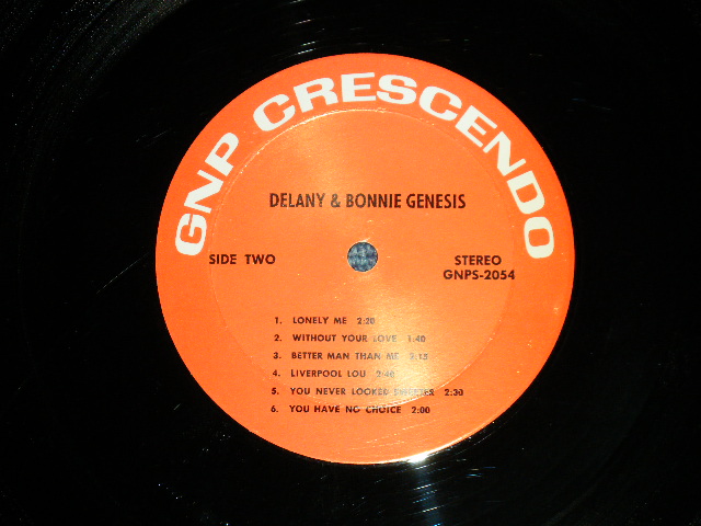 画像: DELANEY & BONNIE - GENESIS (Produced by LEON RUSSELL & JACKIE De SHANNON ) ( Ex+/Ex+++)   / 1970 US AMERICA  ORIGINAL Used LP 