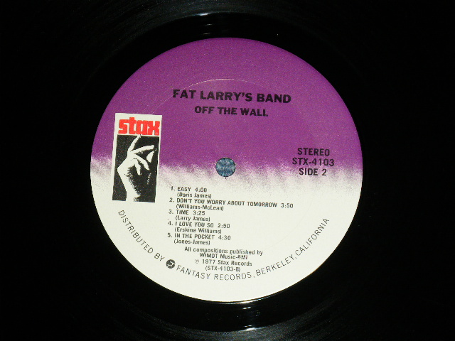 画像: FAT LARRY'S BAND - OFF THE WALL ( Ex+++/Ex+++)   / 1977 US AMERICA ORIGINAL Used LP