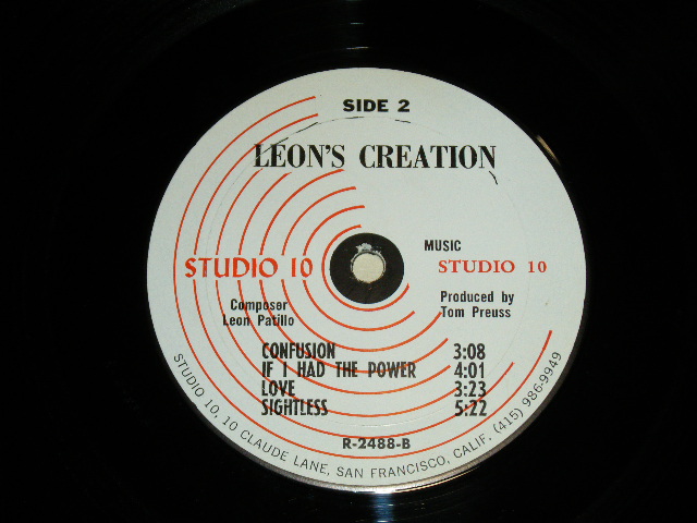 画像: LEON'S CREATION - LEON'S CREATION  ( MINT-/Ex+++ A-1&2:Ex) ) / 1970   US AMERICA ORIGINAL Used  LP 