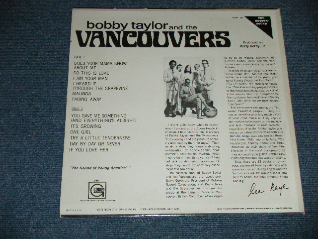 画像: BOBBY TAYLOR and the VANCOUVERS -  BOBBY TAYLOR and the VANCOUVERS ( Ex++/Ex+++ : EDSP ) / 1968  US AMERICA ORIGINAL Used LP 