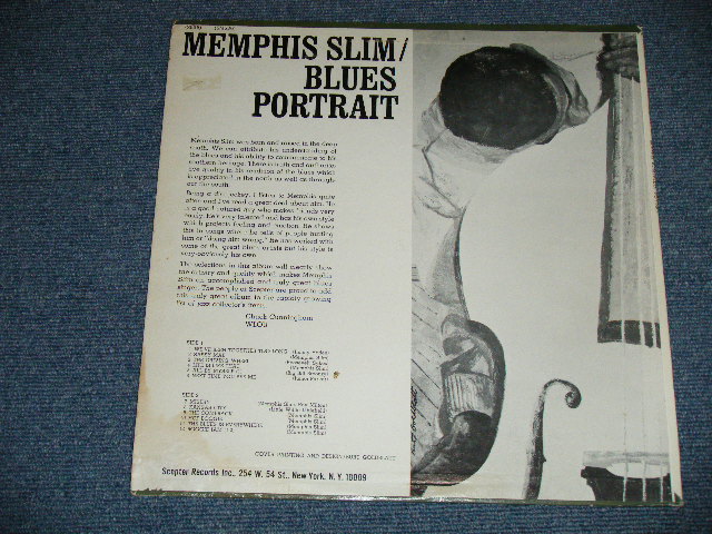 画像:  MEMPHIS SLIM  - BLUES PORTRAIT ( Ex/MINT- )  / 1966 US AMERICA ORIGINAL STEREO Used LP  