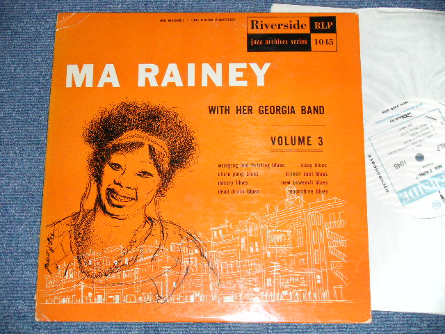 画像1: MA RAINEY - LEGENDARY VOICE OF THE BLUES VOL.3 ( Ex+/Ex+++ )  / 1954 US AMERICA ORIGINAL Used 10" LP