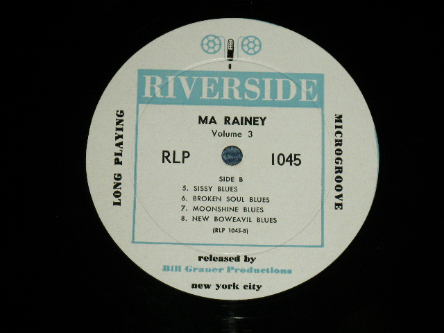 画像: MA RAINEY - LEGENDARY VOICE OF THE BLUES VOL.3 ( Ex+/Ex+++ )  / 1954 US AMERICA ORIGINAL Used 10" LP