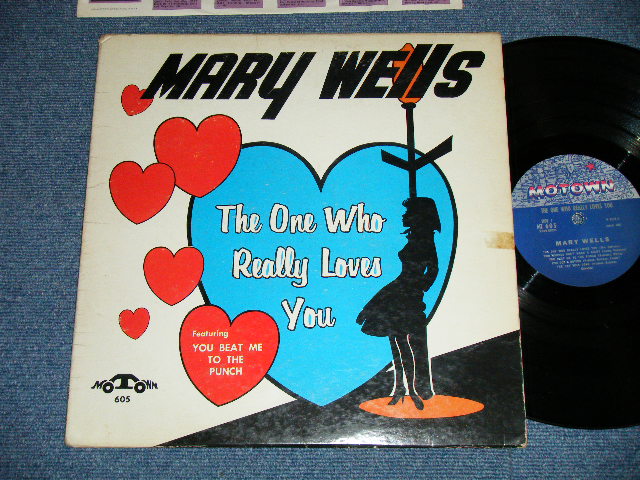 画像1: MARY WELLS - THE ONE WHO REALLY LOVES YOU ( Ex/Ex Looks:VG+++) / 1962 US AMERICA ORIGINAL "1st Press NO CREDIT at Bottom Label" MONO   Used LP  