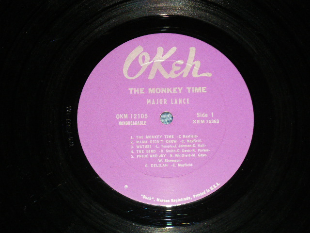 画像: MAJOR LANCE - THE MONKEY TIME  ( Ex+/Ex+++ : STOL ) / 1963 US AMERICA ORIGINAL MONO  Used LP