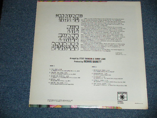 画像: The THREE DEGREES - MAYBE (Ex+++/Ex+++ : EDSP) / 1970 US AMERICA ORIGINAL Used LP