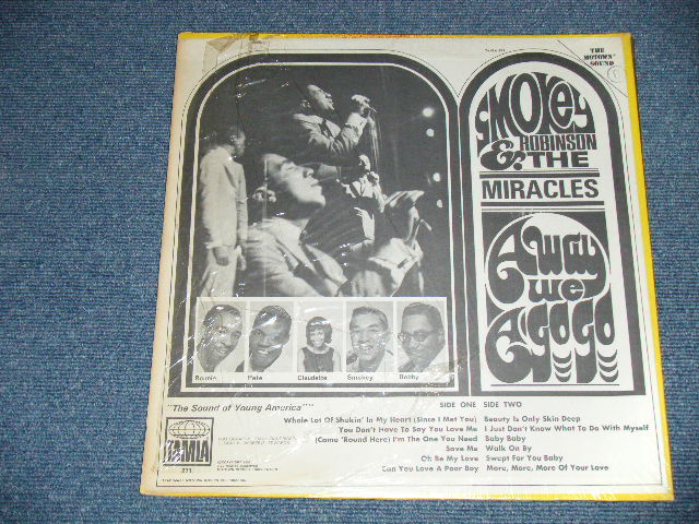 画像: SMOKEY ROBINSON and The MIRACLES - AWAY WE A GO GO ( MINT-/MINT- ) / 1966 US AMERICA ORIGINAL MONO  Used LP