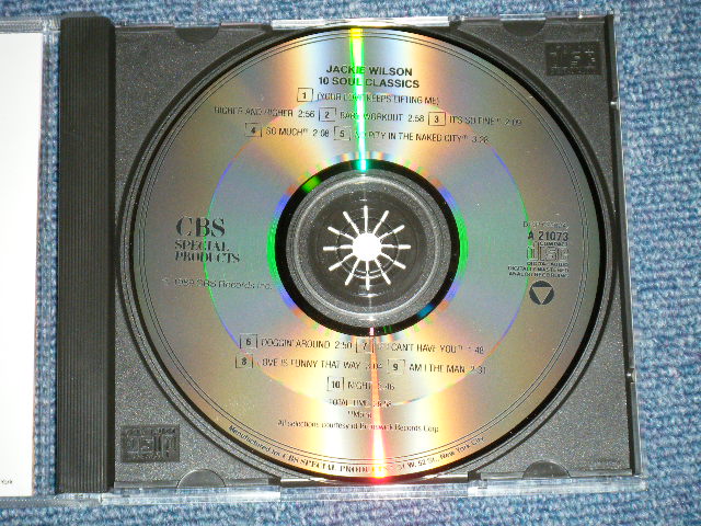 画像: JACKIE WILSON - 10 SOUL CLASSICS (MINT-/MINT) / 1989 US AMERICA ORIGINAL Used CD