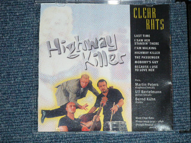 画像: CLEAR RATS - HIGHWAY KILLER ( NEW )  /  "Brand New" CD-R 
