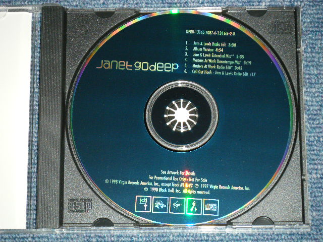 画像: JANET JACKSON - GOdeeP   (MINT-/MINT) / 1998 US AMERICA ORIGINAL "PROMO ONLY" Used Maxi CD