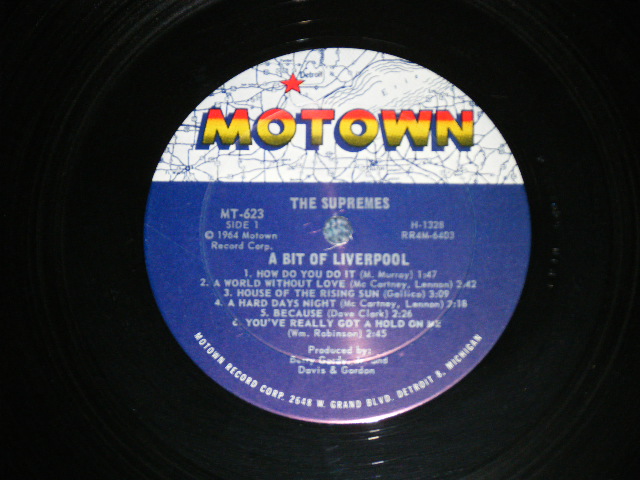 画像: (DIANA ROSS and )THE SUPREMES - A BIT OF LIVERPOOL ( Ex/MINT- ) / 1964 US AMERICA ORIGINAL MONO Used LP  