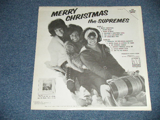 画像: THE SUPREMES - MERRY CHRISTMAS ( Ex++/Ex+++ Looks:Ex++,Ex+++  )  / 1965 US AMERICA ORIGINAL MONO  Used LP