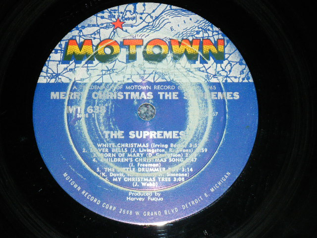 画像: THE SUPREMES - MERRY CHRISTMAS ( Ex++/Ex+++ Looks:Ex++,Ex+++  )  / 1965 US AMERICA ORIGINAL MONO  Used LP