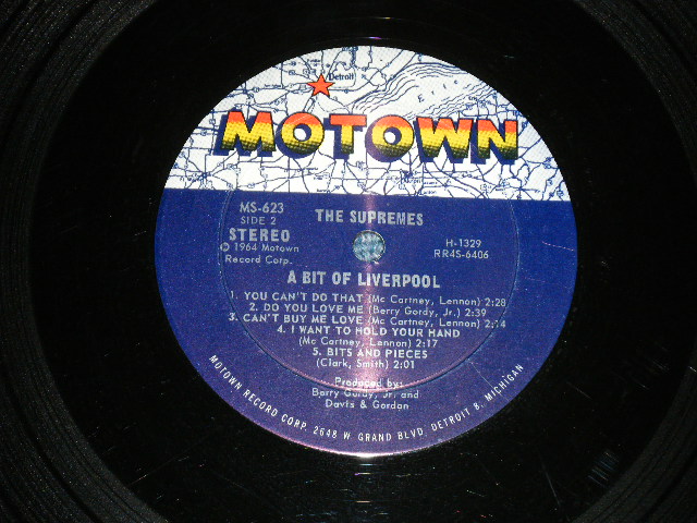 画像: (DIANA ROSS and )THE SUPREMES - A BIT OF LIVERPOOL ( E++,Ex+/Ex+++) / 1964 US AMERICA ORIGINAL STEREO  Used LP  
