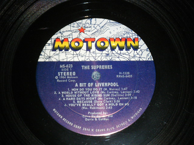画像: (DIANA ROSS and )THE SUPREMES - A BIT OF LIVERPOOL ( E++,Ex+/Ex+++) / 1964 US AMERICA ORIGINAL STEREO  Used LP  