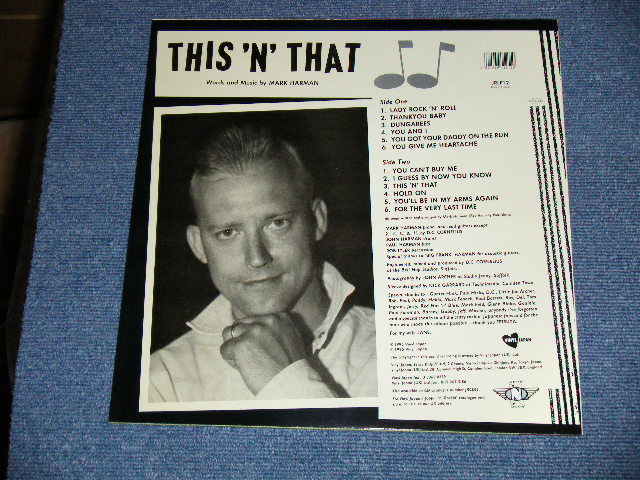 画像: MARK HARMAN of RESTLESS - THIS 'N' THAT .( NEW )  / 1995 UK ENGLAND ORIGINAL  "BRAND NEW"  LP 