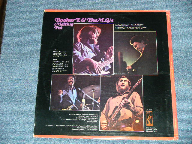 画像:   BOOKER T.& THE MG'S -  MELTING POT  ( Matrix # -SS-0173 / SS-0174 ) ( Ex++/Ex+++ : EDSP  ) / 1971 US AMERICA  ORIGINAL Used LP  