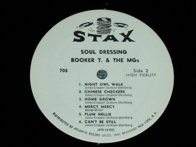 画像: BOOKER T.& THE MG'S - SOUL DRESSING ( Ex+/Ex++ Looks:Ex+++ : BB EDSP , LARGE WARP )  / 1965 US AMERICA ORIGINAL MONO Used LP 