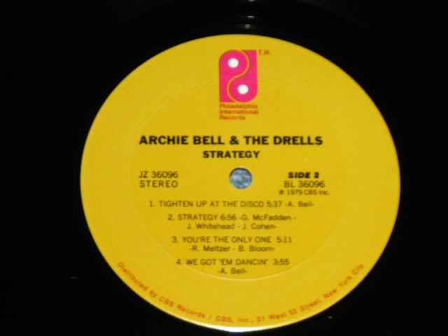 画像:  ARCHIE BELL & THE DRELLS -  STRATRGY ( Ex++/Ex+++) / 1979 US AMERICA ORIGINAL Used  LP 