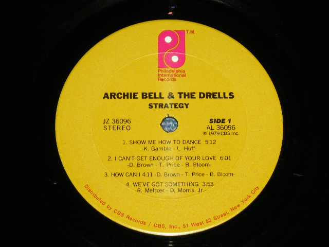 画像:  ARCHIE BELL & THE DRELLS -  STRATRGY ( Ex++/Ex+++) / 1979 US AMERICA ORIGINAL Used  LP 