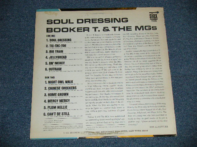 画像: BOOKER T.& THE MG'S - SOUL DRESSING ( Ex+/Ex++ Looks:Ex+++ : BB EDSP , LARGE WARP )  / 1965 US AMERICA ORIGINAL MONO Used LP 