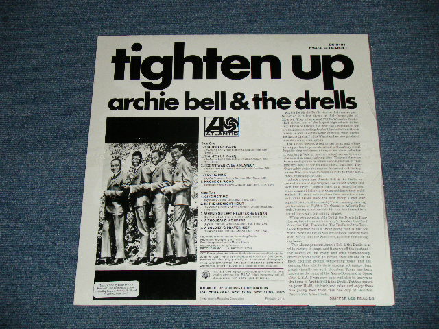 画像:  ARCHIE BELL & THE DRELLS - TIGHTEN UP ( SEALED)  /  US AMERICA  REISSUE "BRAND NEW SEALED"  LP 