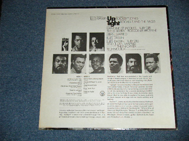 画像: ost BOOKER T.& THE MG'S - UPTIGHT ( Matrix # XSBV-129970-1A STL-0011 △12853 / XSBV-129971-1A STL-0012 △12853-x )  ( Ex+++/MINT- ) / 1969 US AMERICA  ORIGINAL "YELLOW Label with MEMPHIS ADDRESS"  Used LP 