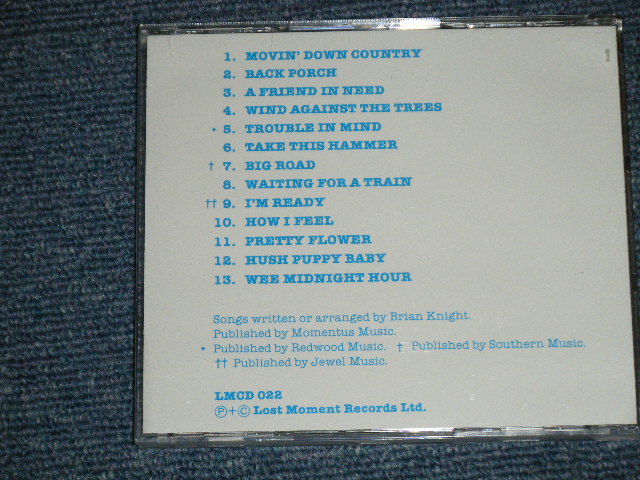 画像: BRIAN KNIGHT (with PETER GREEN & IAN STEWART,CHARLIE WATTS of ROLLING STONES ) - BLUE EYED SLIDE : Blues Rock in UK ( NEW )  / 1992?  FRANCE ORIGINAL "BRAND NEW" CD Found DEAD STOCK in Our WAREHOUSE 