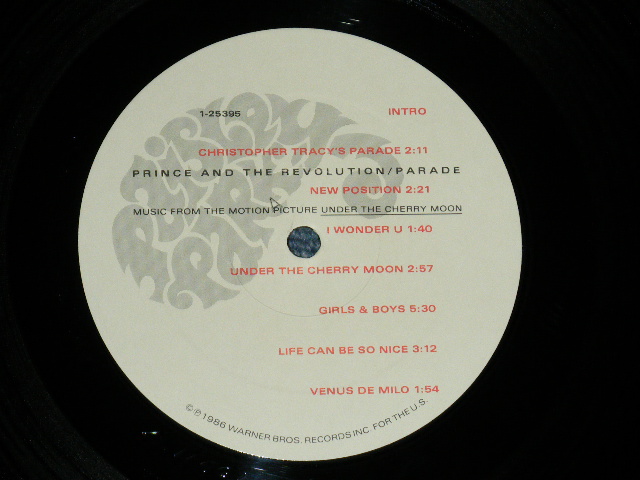 画像: PRINCE - PARADE (MINT-/MINT- ) / 1986 US AMERICA ORIGINAL Used LP  