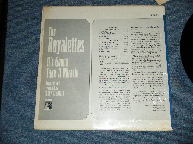 画像: The ROYALETTES - IT'S GONNA TAKE A MIRACLE ( Ex+++/MINT- )  / 1965 US AMERICA ORIGINAL STEREO  Used LP 