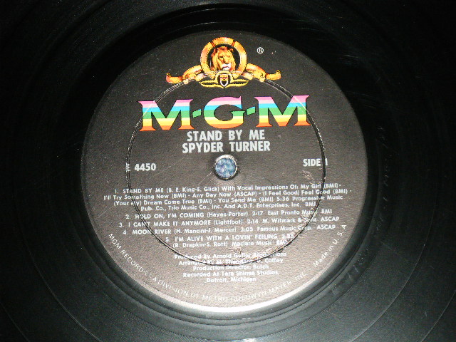 画像: SPYDER TURNER - STAND BY ME ( Ex++/Ex++ : BB )  / 1967 US AMERICA ORIGINAL MONO Used LP 