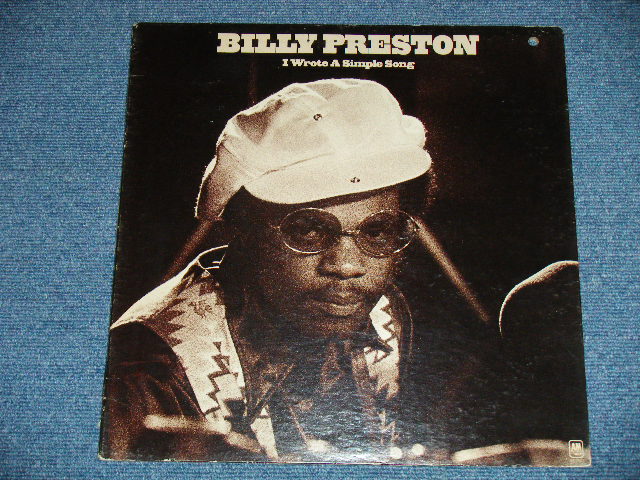 画像: BILLY PRESTON -   I WROTE A SIMPLE SONG ( Matrix # A&M SP 3517 M1 △16452/ A&M SP 3518 M1 △16452-x) ( Ex++/Ex+++ ; EDSP,BB Hole for PROMO )  /  1971 US AMERICA ORIGINAL "WHITE Label PROMO" Used LP 