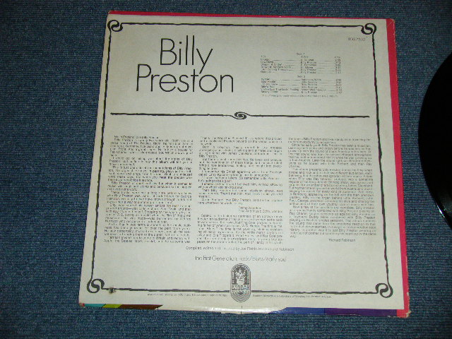 画像: BILLY PRESTON -   BILLY PRESTON  ( Ex+/Ex- Looks:Ex++ : B,EDSP ) /  1972 Version?? US AMERICA "2nd Press Label"  Used LP