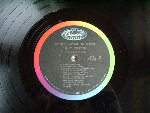 画像: BILLY PRESTON - WILDEST ORGAN IN TOWN ( MINT-/MINT-) / 1966 US AMERICA ORIGINAL "PROMO" MONO Used LP 