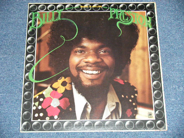 画像: BILLY PRESTON -  MUSIC IS MY LIFE ( Matrix # A&M SP 3547 RE-1 T1/ A&M SP 3548 RE-1 T1)( Ex++/Ex+++ ; EDSP )  /  1972 US AMERICA ORIGINAL "BROWN Label" Used LP 