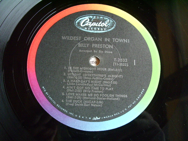 画像: BILLY PRESTON - WILDEST ORGAN IN TOWN ( MINT-/MINT-) / 1966 US AMERICA ORIGINAL "PROMO" MONO Used LP 