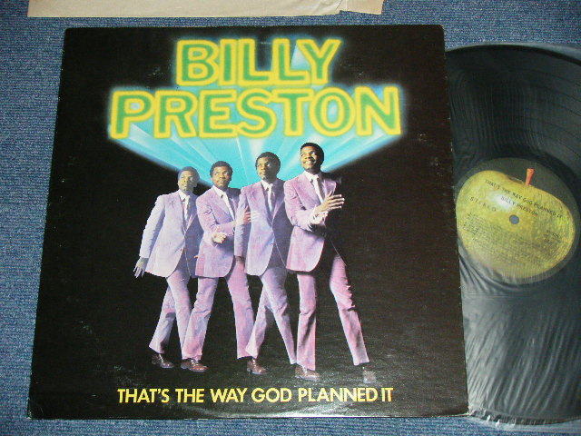 画像1: BILLY PRESTON - THAT'S THE WAY GOD PLANNED IT ( Matrix # A) ST--1-3359-F-4   B) ST--2-3359-F-4) ( Ex++/Ex+++ : EDSP )  /  1969 ? US AMERICA ORIGINAL  Used LP 