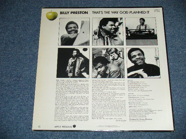 画像: BILLY PRESTON - THAT'S THE WAY GOD PLANNED IT ( Matrix # A) ST--1-3359-F-4   B) ST--2-3359-F-4) ( Ex++/Ex+++ : EDSP )  /  1969 ? US AMERICA ORIGINAL  Used LP 