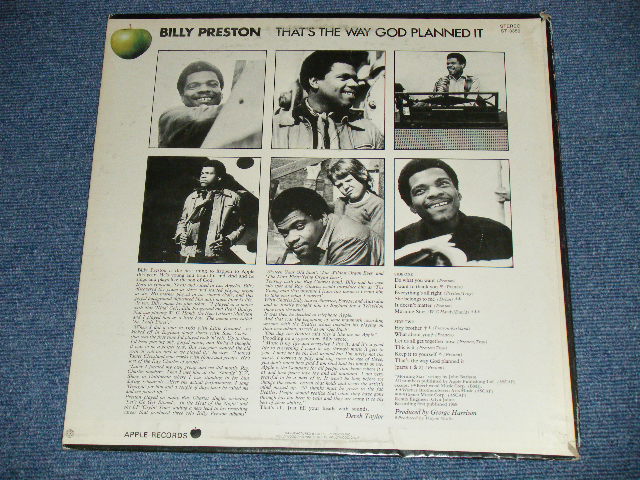 画像: BILLY PRESTON - THAT'S THE WAY GOD PLANNED IT ( Matrix # A) ST--1-3359-B6#2  B) ST--2-3359-B6) ( Ex+/Ex+++ ,Ex+: EDSP )  /  1969 ? US AMERICA ORIGINAL  Used LP 