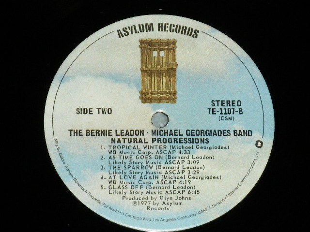 画像: BERNIE LEADON + MICHAEL GEORGIADES - NATURAL PROGRESSION  (Ex+/Ex+++ )  / 1977 US AMERICA  ORIGINAL Used LP  