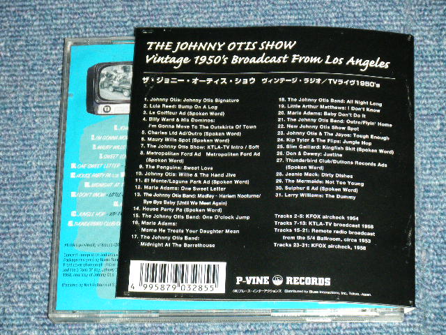 画像: JOHNNY OTIS SHOW - VINTAGE 1950s BROADCASTS FROM LOS ANGELES ヴィンタージ・ラジオ/TVライヴ1950's (MINT/MINT) /  UK ENGLAND +JAPAN LINER & OBI  Used CD 