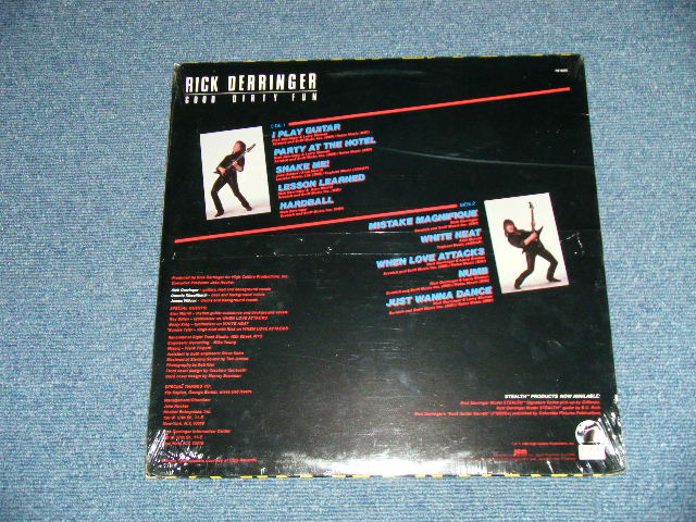 画像: RICK DERRINGER  - GOOD DIRTY FUN ( SEALED )   / 1983 US AMERICA  ORIGINAL "BRAND NEW SEALED" LP  