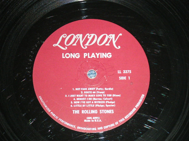 画像: ROLLING STONES - ENGLAND'S NEWEST HIT MAKERS  ( Matrix # A: ARL-6291-T2  ▵6645     B: ARL-6292 -T3  ▵6645-x)( Ex++/Ex++ Looks:Ex++) / 1964 US AMERICA ORIGINAL MONO 1st Press "MAROON with UN-BOXED LONDON" Label Used LP