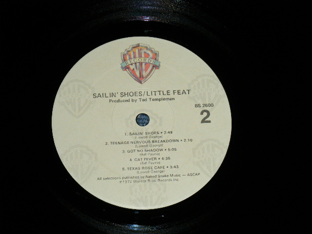 画像: LITTLE FEAT -  SAILIN' SHOES (Matrix # BS-1-2600-WW3 BS-2-2600-WW2  ) ( Ex+/MINT-, Ex+++ Looks:Ex+) / 1978 Version US AMERICA ORIGINAL "3rd Press  Label"   Used LP
