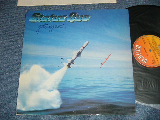 画像1: STATUS QUO -  JUST SU@@OSIN'  ( Ex+/MINT- ) / 1980 UK ENGLAND ORIGINAL Used LP 