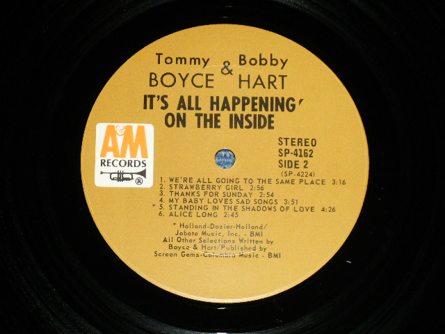 画像: TOMMY BOYCE (BOYCE & HART) - ITOMMY BOYCE  (Ex+Ex+++)  / 1968 US AMERICA ORIGINAL Used LP 