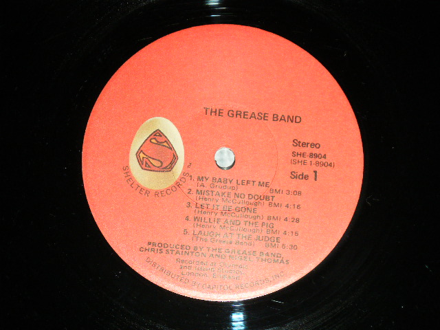 画像: GREASE BAND - THE GREASE BAND  ( Ex++/Ex+++-)  / 1971  US AMERICA ORIGINAL Used LP
