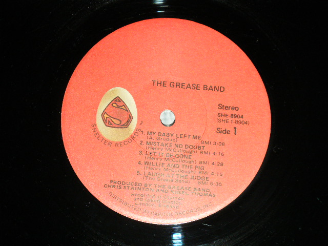 画像: GREASE BAND - THE GREASE BAND  (MINT-/MINT-)  / 1983 WEST- GERMNY GERMAN REISSUE Used LP